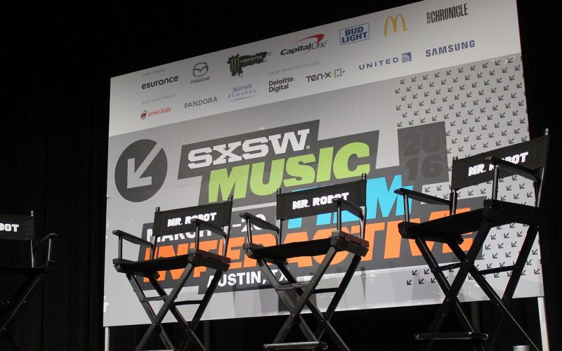 SXSW Interactive podium (cc Flickr/Daniel Benavides)